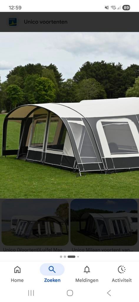 te koop gevraagd unico bologna maat 12 petluifel/dakluifel, Caravans en Kamperen, Tenten, Ophalen of Verzenden, Zo goed als nieuw