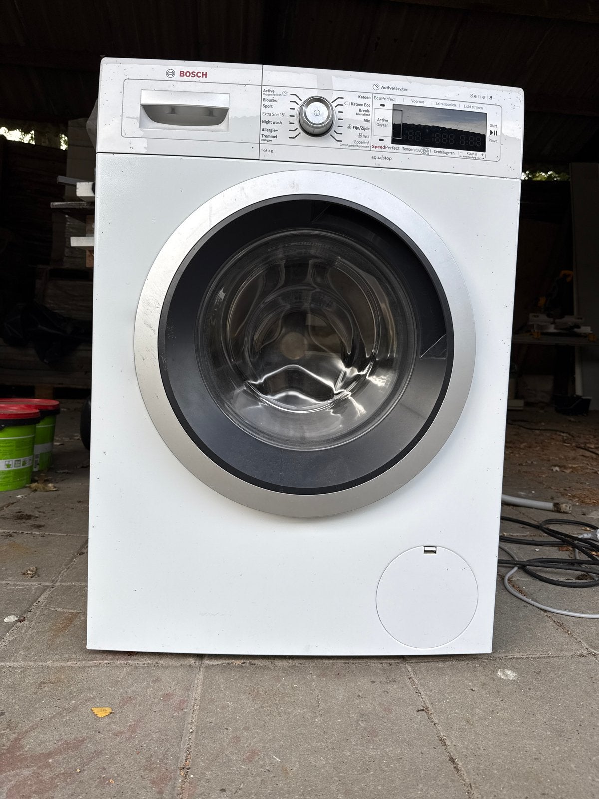 Bosch Serie 6 Wasmachine - 10 kg inhoud pompt niet af