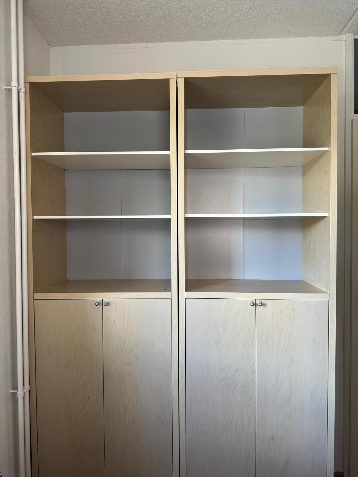 Twee kasten, Met deur(en), 200 cm of meer, Scandinavisch, Zo goed als nieuw