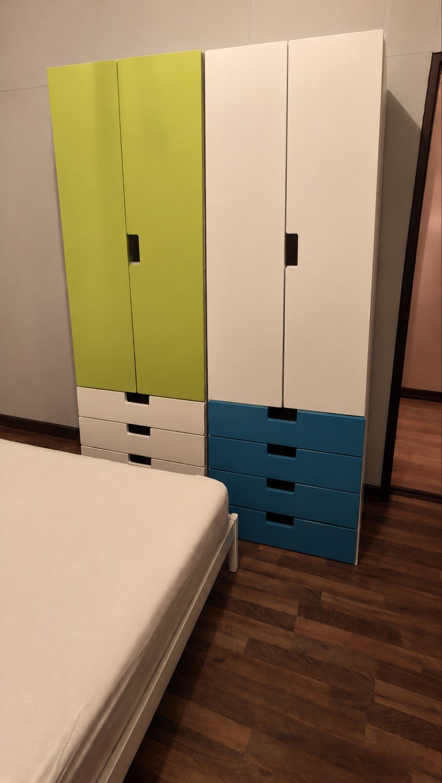 IKEA STUVA / SMÅSTAD Kledingkasten met lades en deuren, Overige materialen, Gebruikt, Met lade(s), 150 tot 200 cm