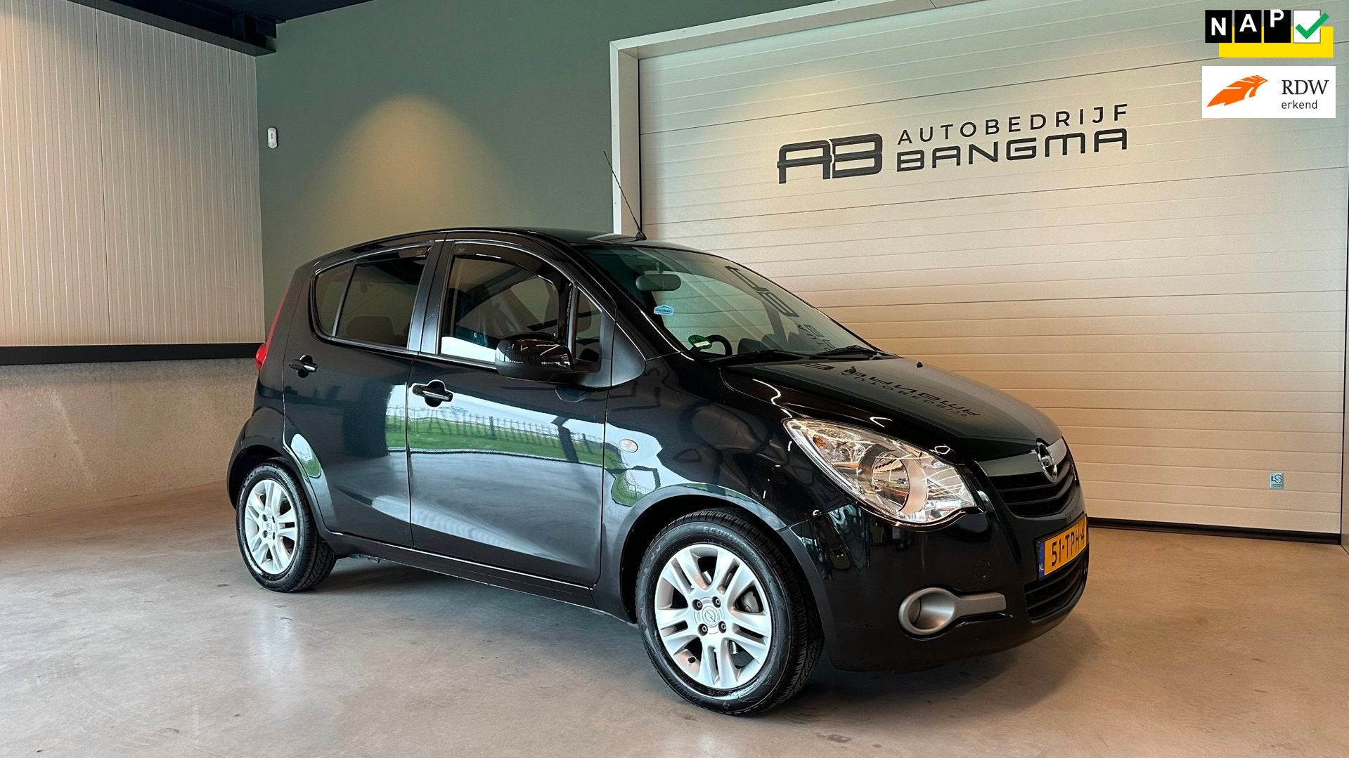 Opel Agila 1.0i 12v EDITION-uitv/AIRCONDITIONING/LM-VELGEN/H, Auto's, Opel, Euro 5, Stof, Gebruikt, Origineel Nederlands
