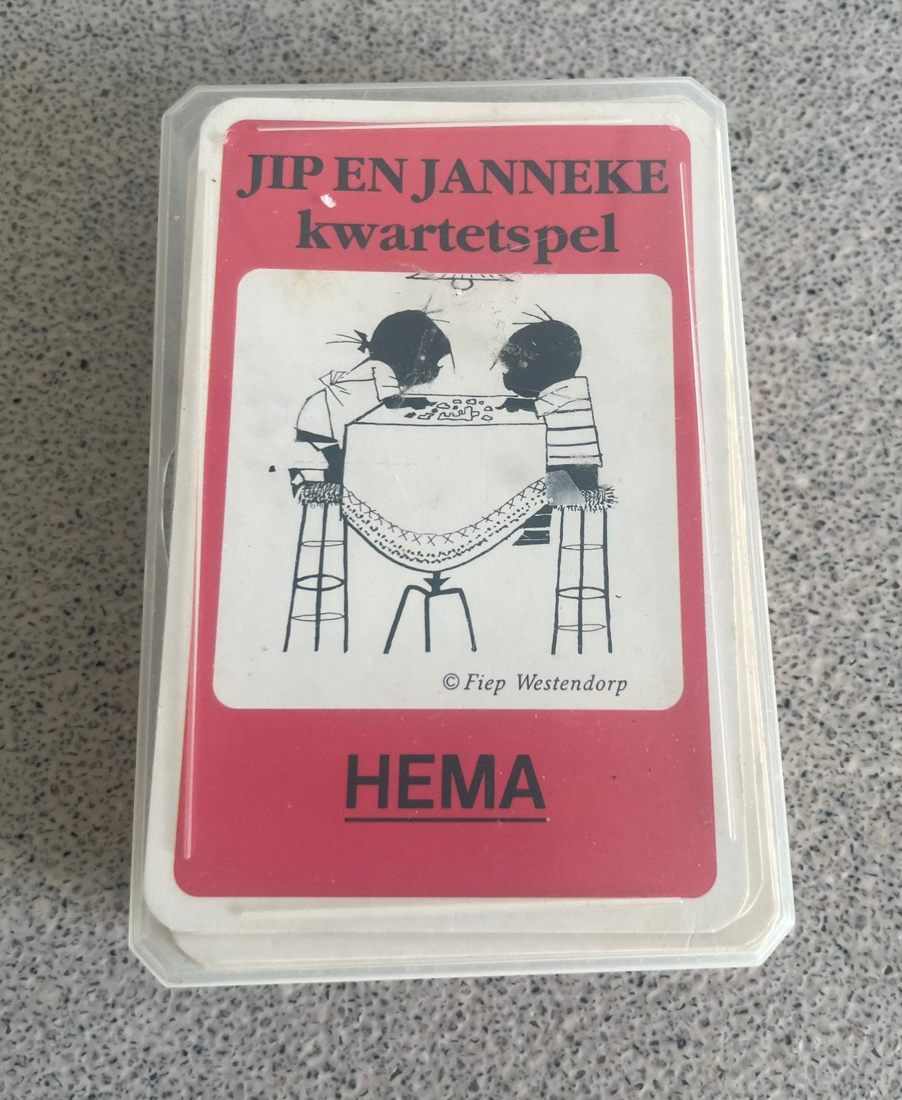 Jip en Janneke kwartetspel compleet HEMA, Verzenden, Zo goed als nieuw, Kwartet(ten)