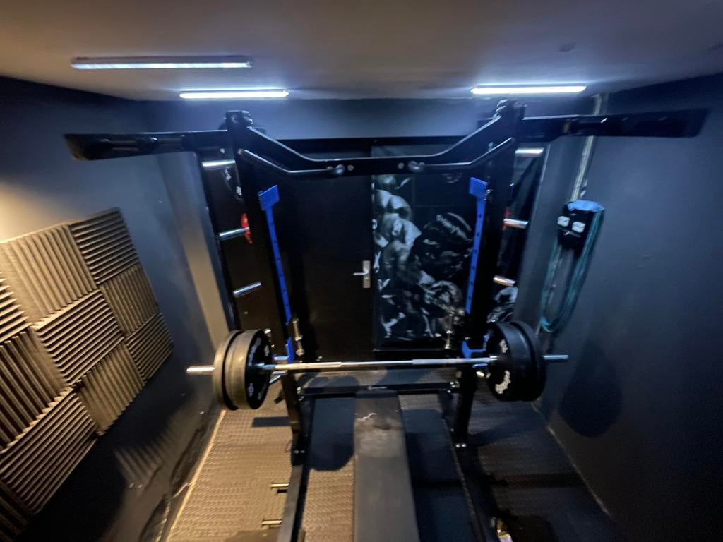 Powerrack met pullup bar, Ophalen, Benen, Krachtstation, Zo goed als nieuw