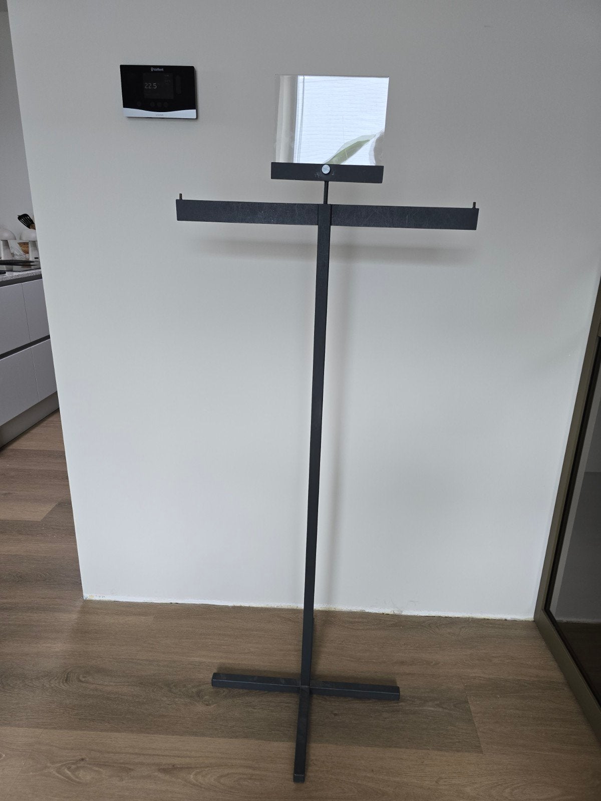 kledingrek/kapstok  1.25m hoog, Huis en Inrichting, Ophalen, 100 tot 150 cm, Zo goed als nieuw, Metaal