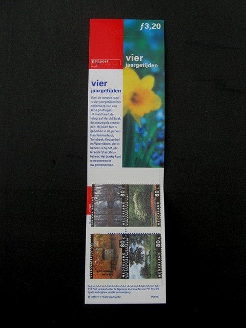 Postzegel 1999 PB 53a Keukenhof 4 jaargetijden, Postzegels en Munten, Postzegels | Nederland, Verzenden, Na 1940, Postfris