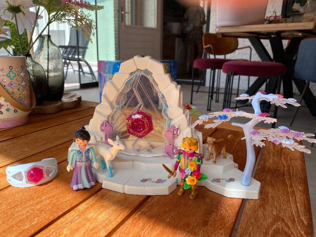 Playmobil kristallen poort naar winterland (9471), Ophalen of Verzenden, Zo goed als nieuw, Complete set