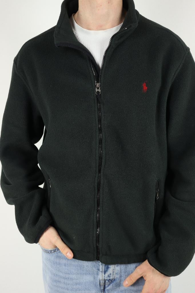 Ralph Lauren fleece jas - L, Kleding | Heren, Jassen | Winter, Maat 52/54 (L), -, Zwart, -