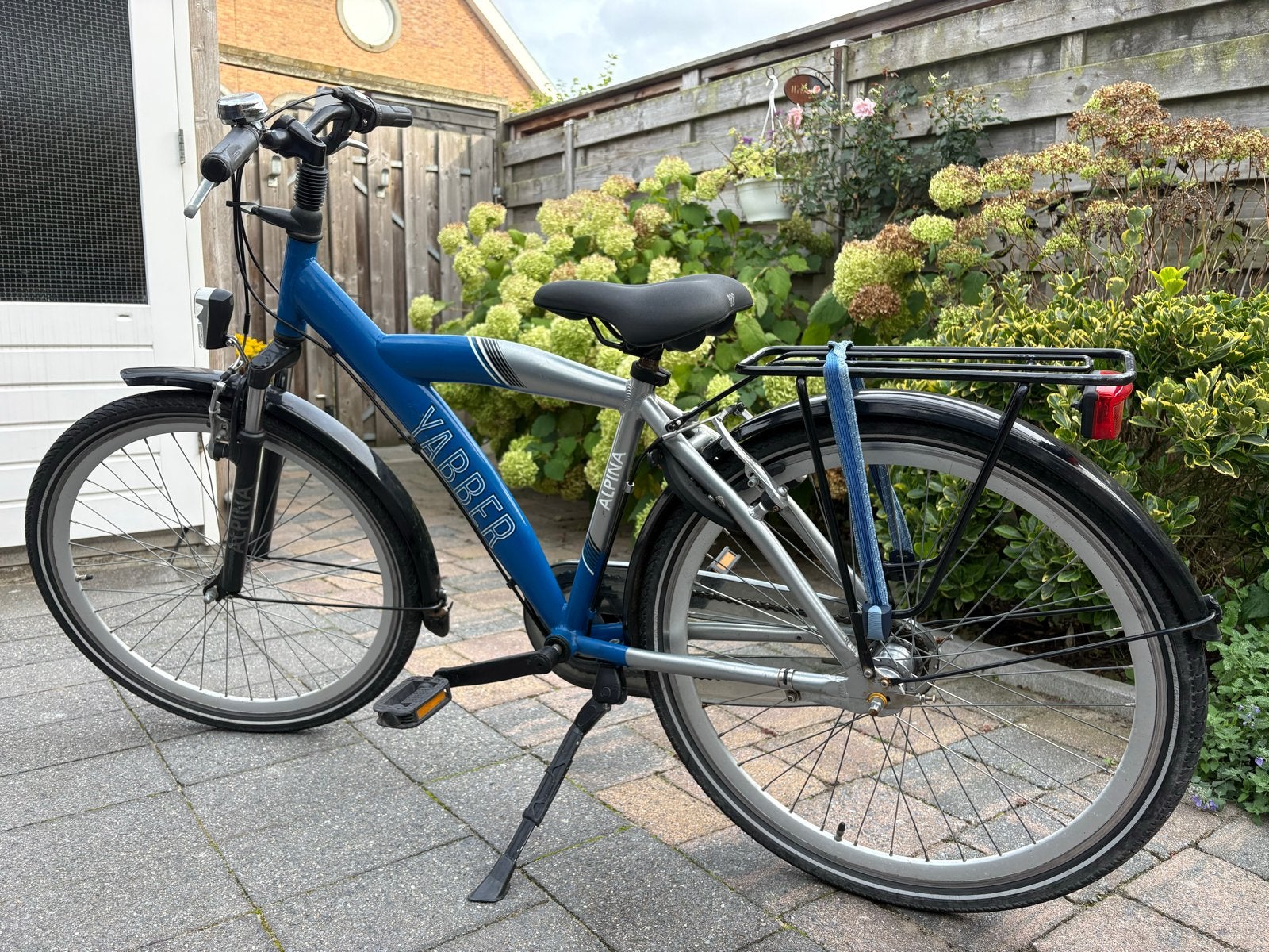 Yabber Alpina fiets - Blauw/Zilver (24 inch), Ophalen, Gebruikt, 20 inch of meer