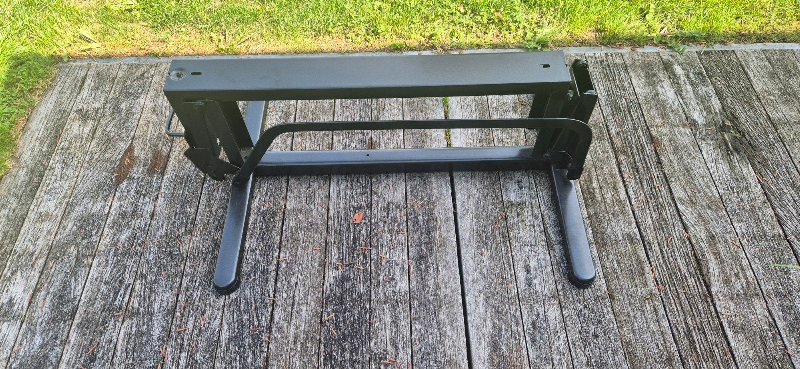 Onderstel camper of caravan tafel, Ophalen, Zo goed als nieuw, Metaal