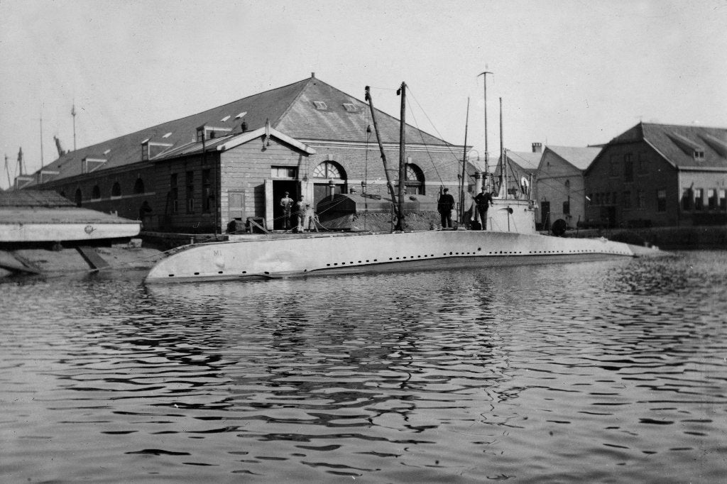 den helder, onderzeeboot, Ophalen of Verzenden, Voor 1940, Zo goed als nieuw, Foto