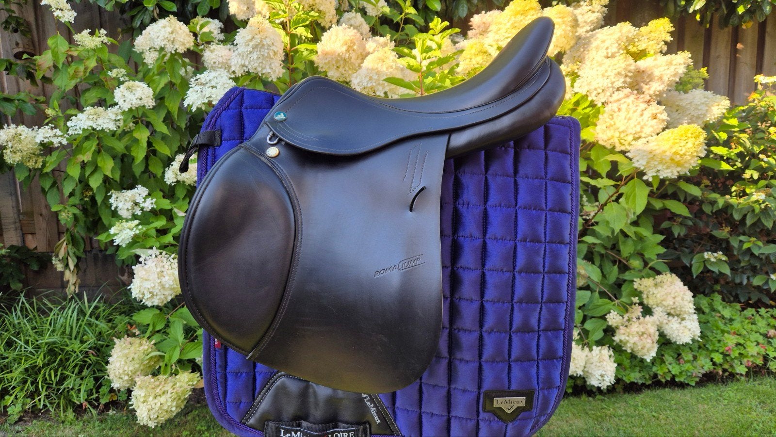 Prestige Roma Jump springzadel 17 inch, boommaat 33 MW, Dieren en Toebehoren, Ophalen, Gebruikt, M (17 inch), Prestige