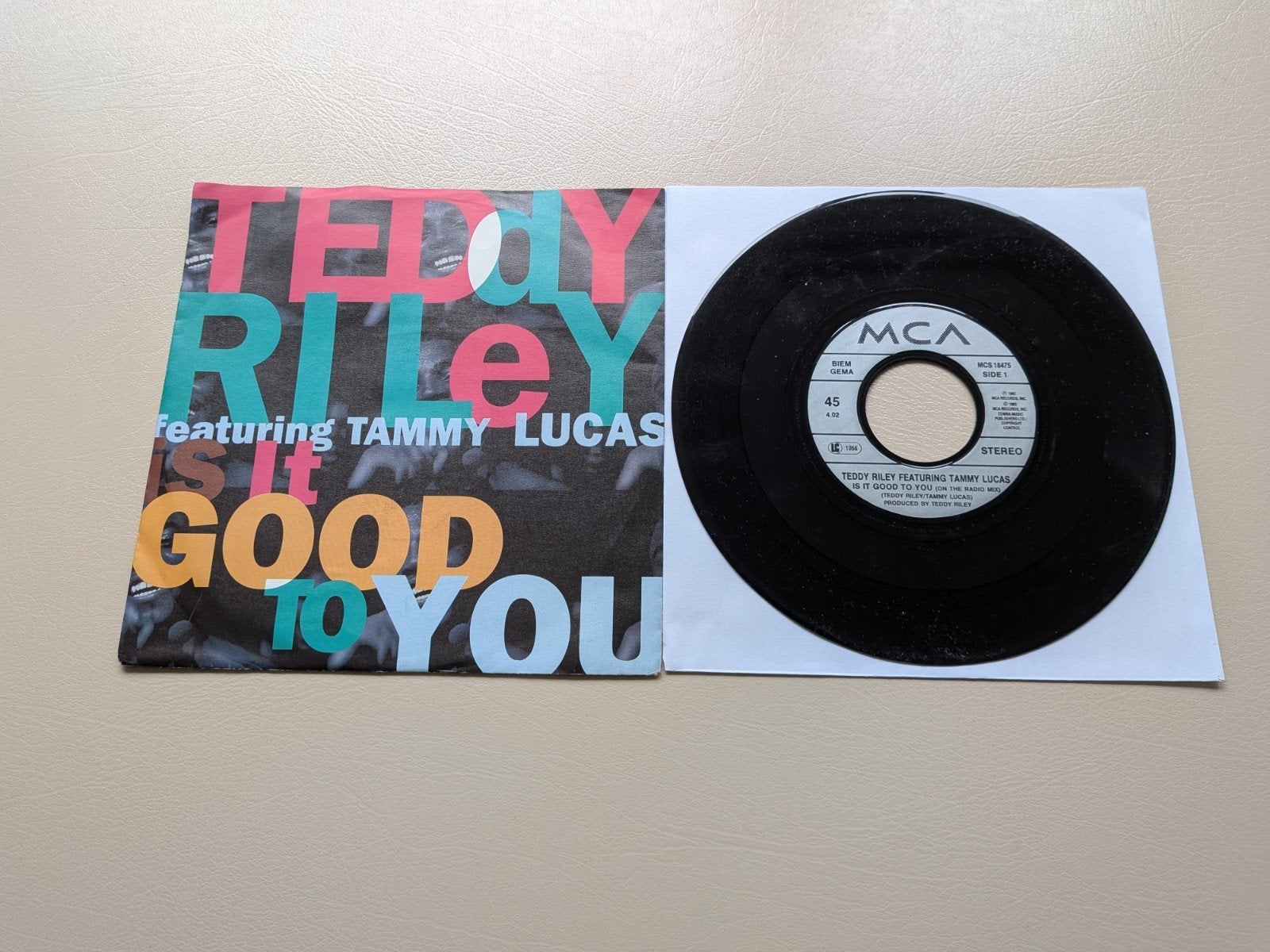 Teddy Riley ft. Tammy Lucas - Is It Good To You (Vinyl), Gebruikt, Verzenden, 7 inch, EP