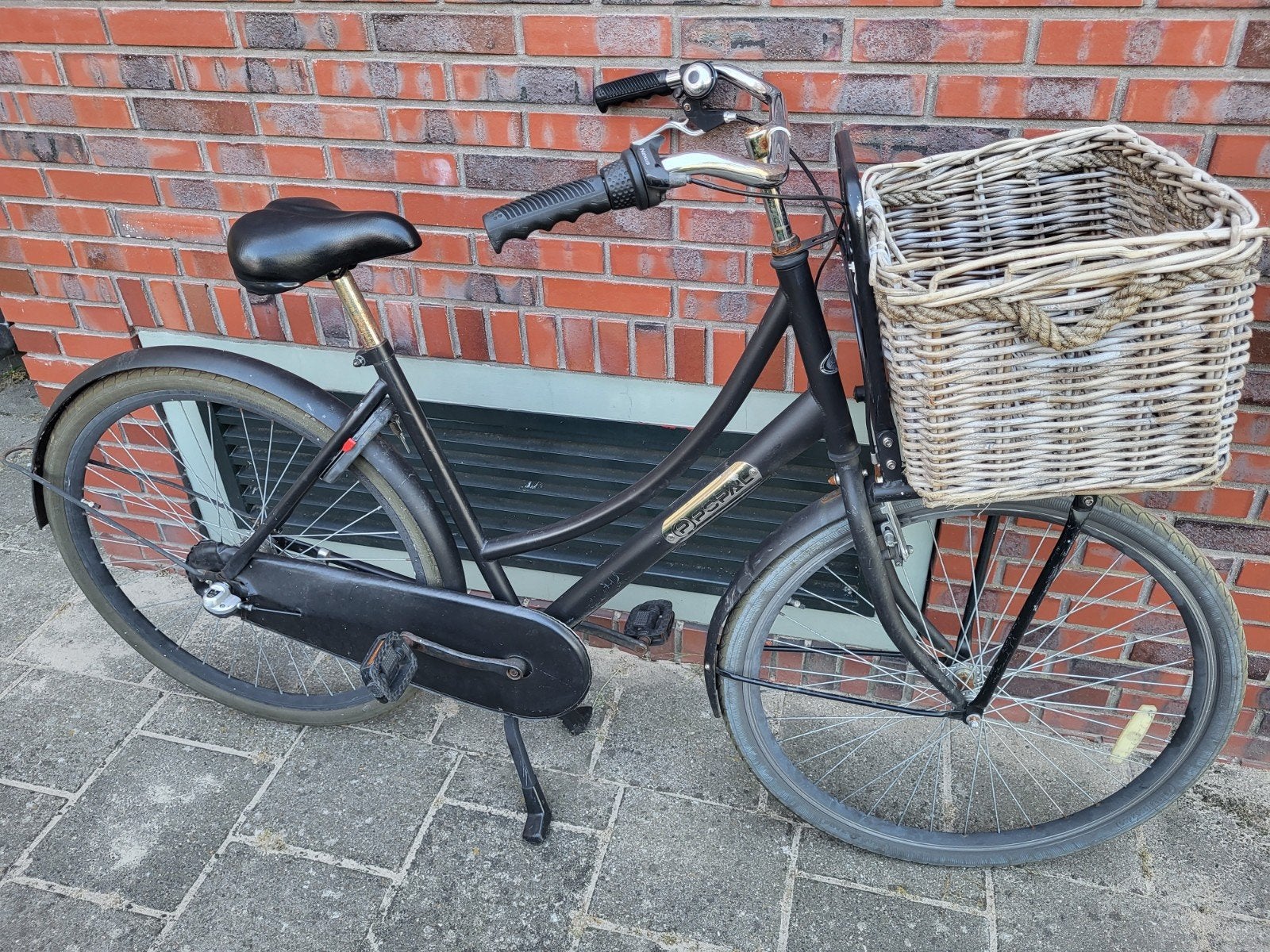 Popal dames fiets met versnellingen en mand voor op, 50 tot 53 cm, Ophalen, Gebruikt, Versnellingen