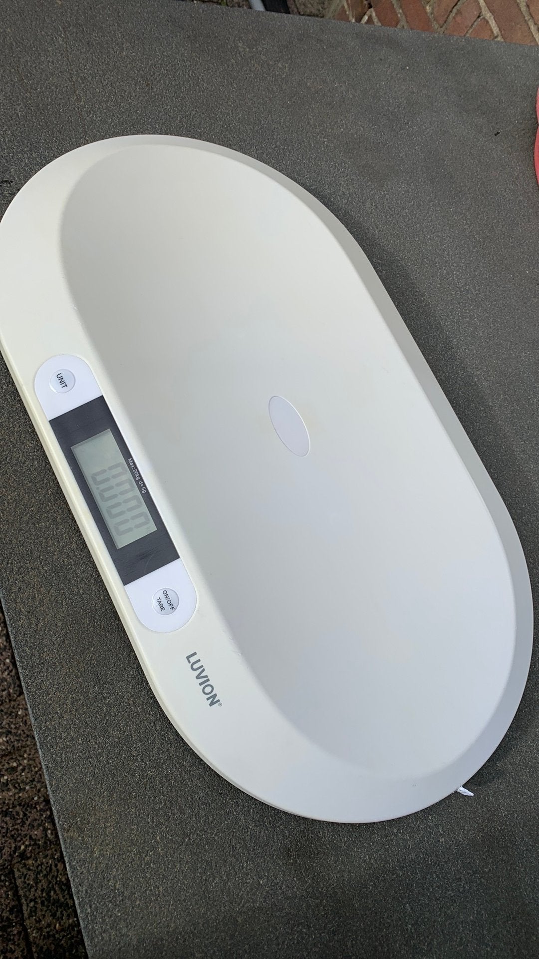 Luvion Deluxe Exact 75 Babyweegschaal, Ophalen, Zo goed als nieuw