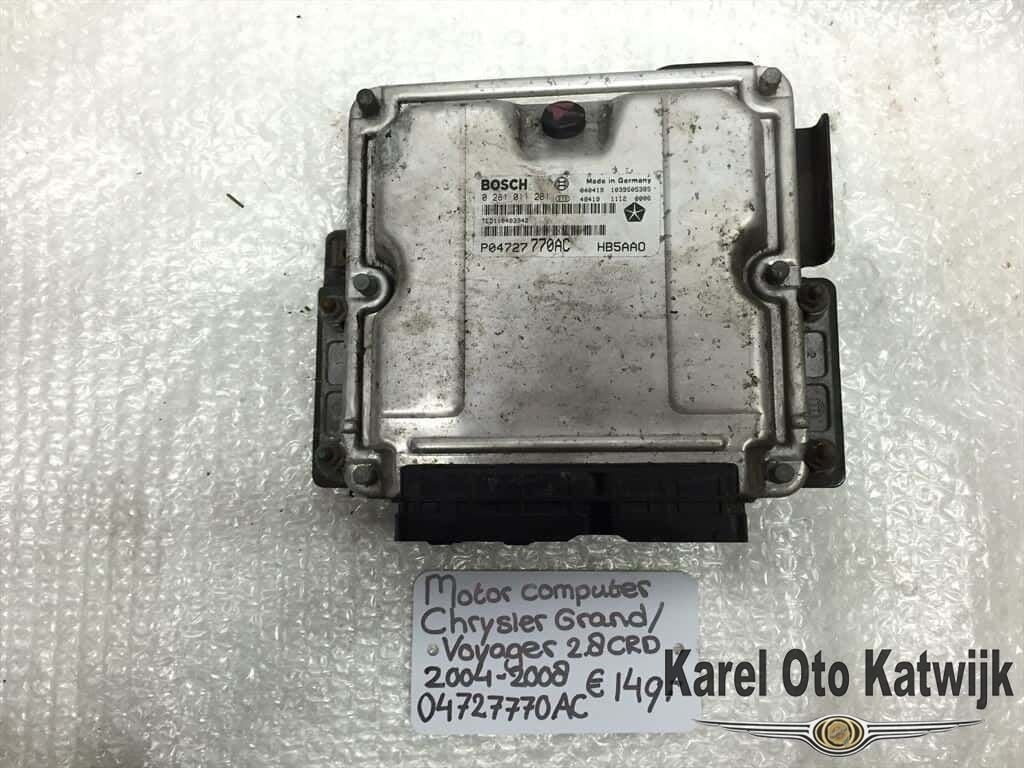Motor computer Chrysler Voyager / Grand Voyager 2.8 CRD, Gebruikt, -, -, Ophalen of Verzenden