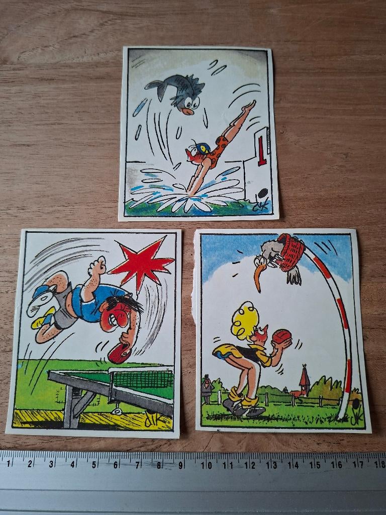 Stickers sporten Dik Bruynesteyn, Ophalen of Verzenden, Zo goed als nieuw, Sport