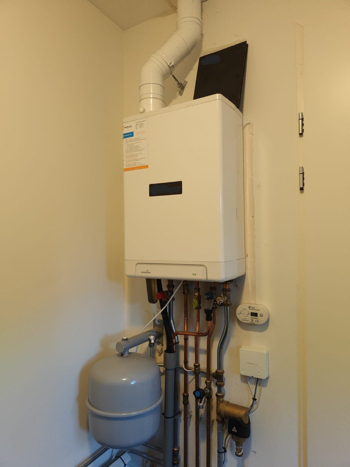 Intergas Kombi Kompakt HRE 28/24 A CW4 CV-ketel (2019), Ophalen, 30 tot 80 cm, Gebruikt, Hoog rendement (Hr)