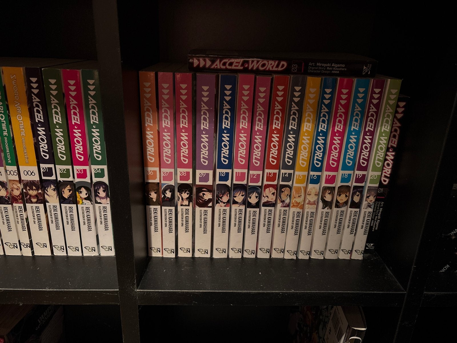 Accel World Manga/Light Novel Serie - Deel 1 t/m 20, Ophalen of Verzenden, Zo goed als nieuw