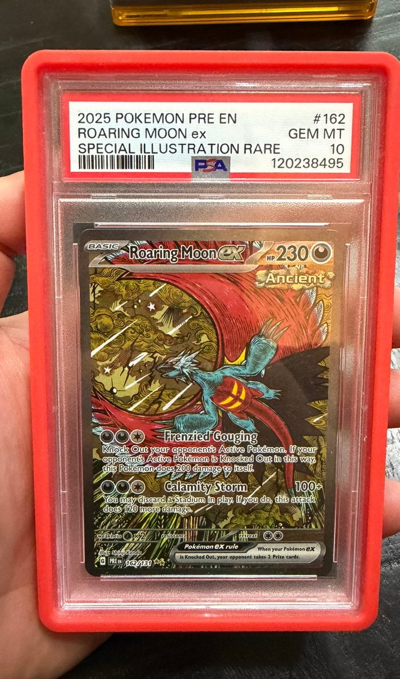 Roaring Moon #162 PSA 10 Prismatic Evolutions, Ophalen, Zo goed als nieuw