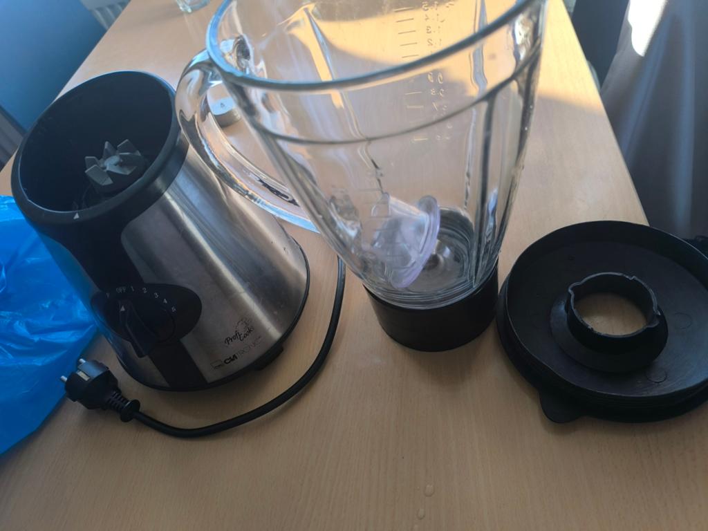 Blender met glazen kan - Zo goed als nieuw, Ophalen of Verzenden, Zo goed als nieuw, Blender
