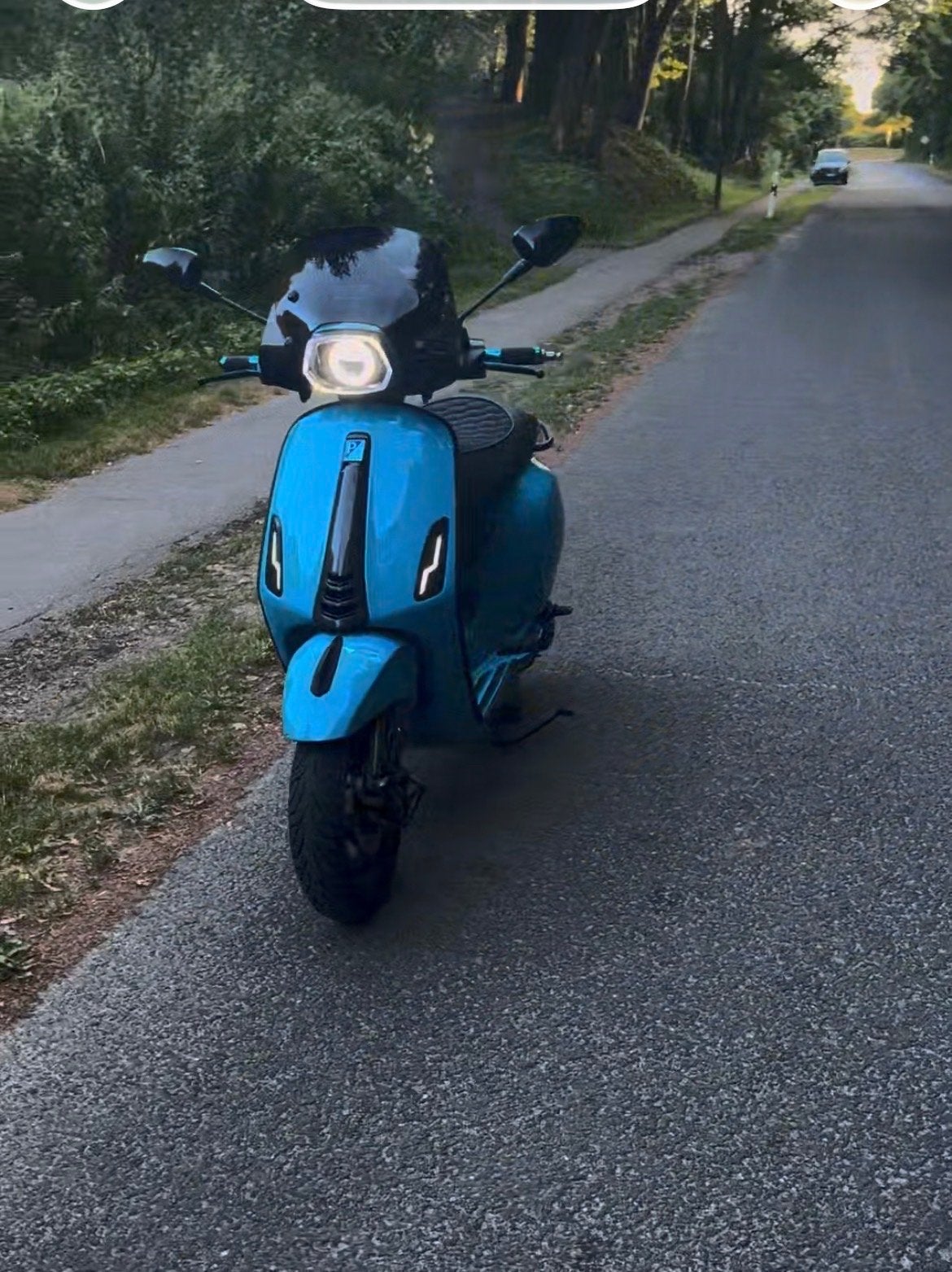 Unieke Vespa Sprint Miami Blue - Volledig geüpgraded!, Overige modellen, Maximaal 45 km/u, Ophalen of Verzenden, Zo goed als nieuw