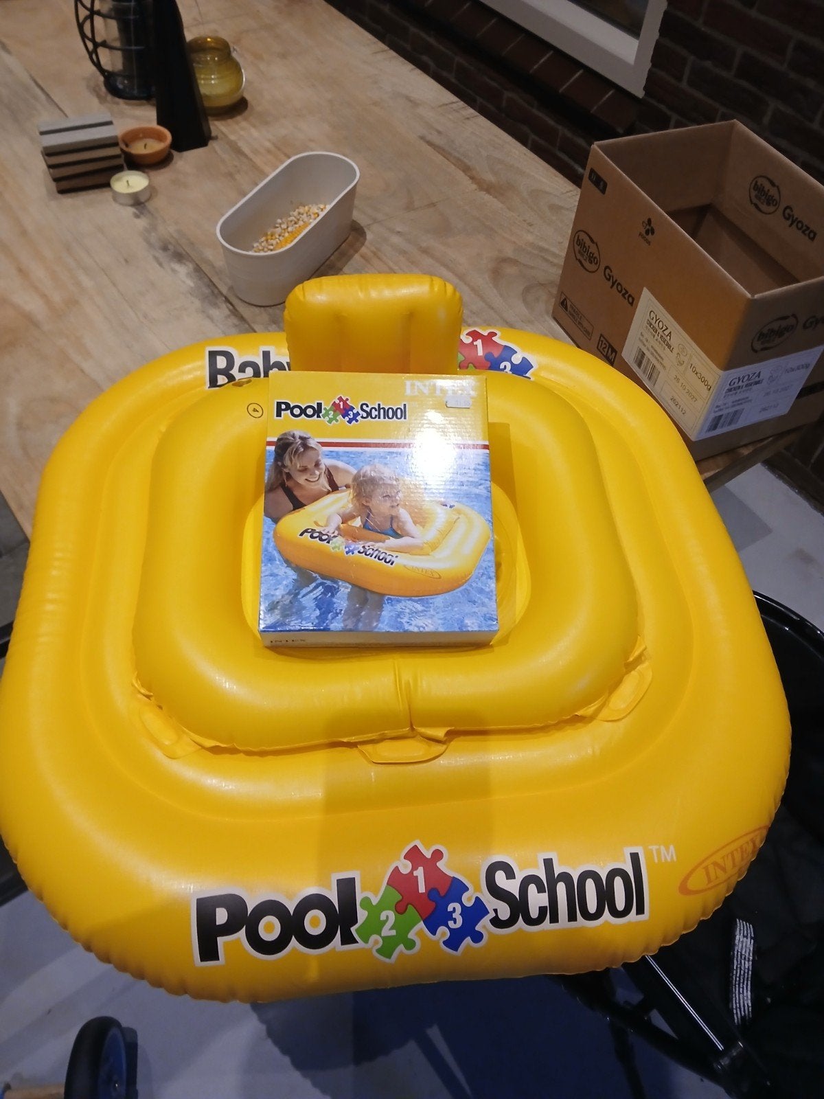 Intex Pool School Baby Float - Geel zwemzitje, Ophalen of Verzenden, Nieuw