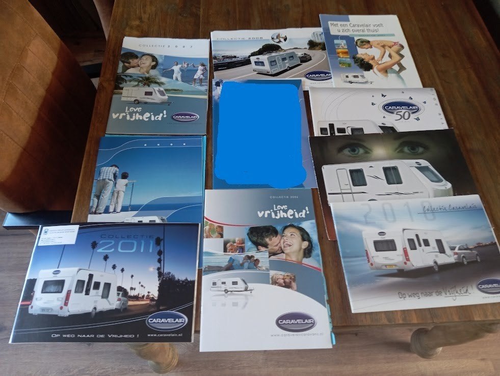 Caravelair Caravans 2005 + Prijslijst 38 pag / 2007 + Prijsl, Verzenden, Zo goed als nieuw