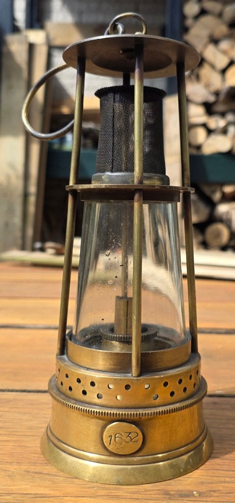 fraaie mijnlamp, Antiek en Kunst, Ophalen of Verzenden