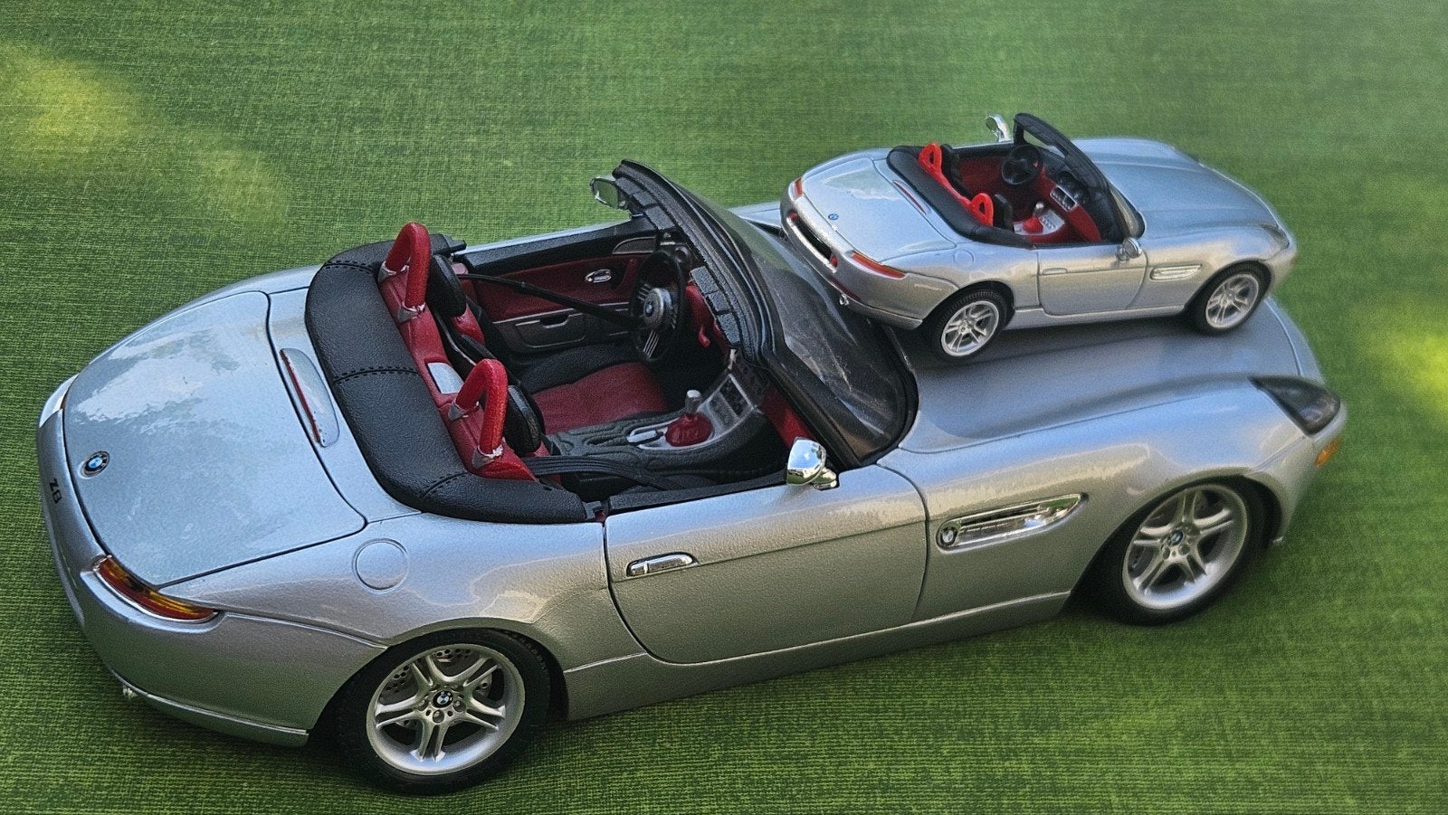 BMW Z8 Bburago 1:18 (de grote), Ophalen of Verzenden, Zo goed als nieuw, Bburago