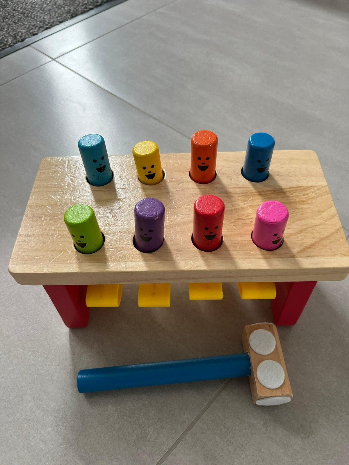 Houten hamertje tik, Ophalen of Verzenden, Zo goed als nieuw