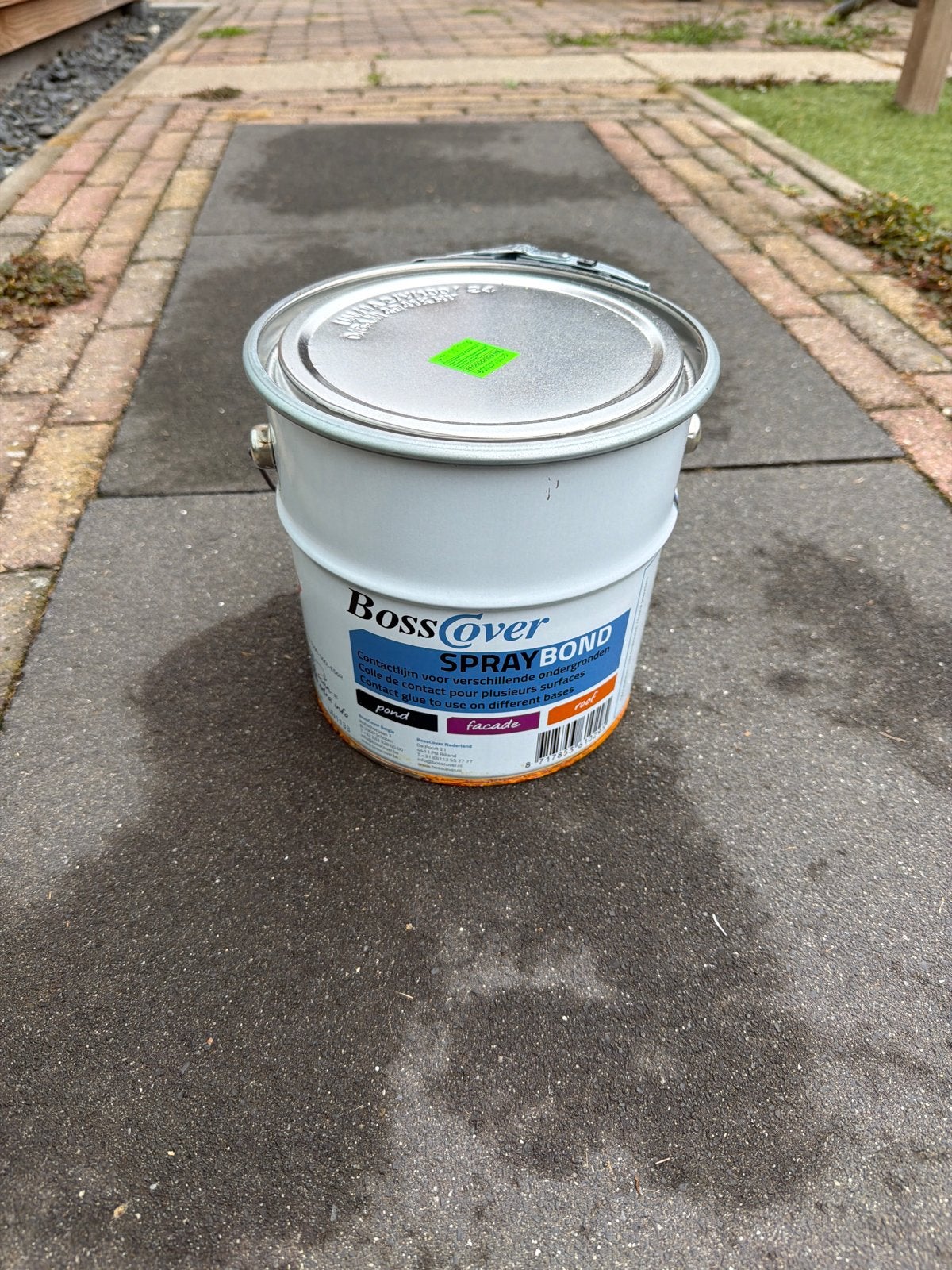 BossCover Spraybond Contactlijm - 4 liter, Overige kleuren, Nieuw, Ophalen of Verzenden, Lak