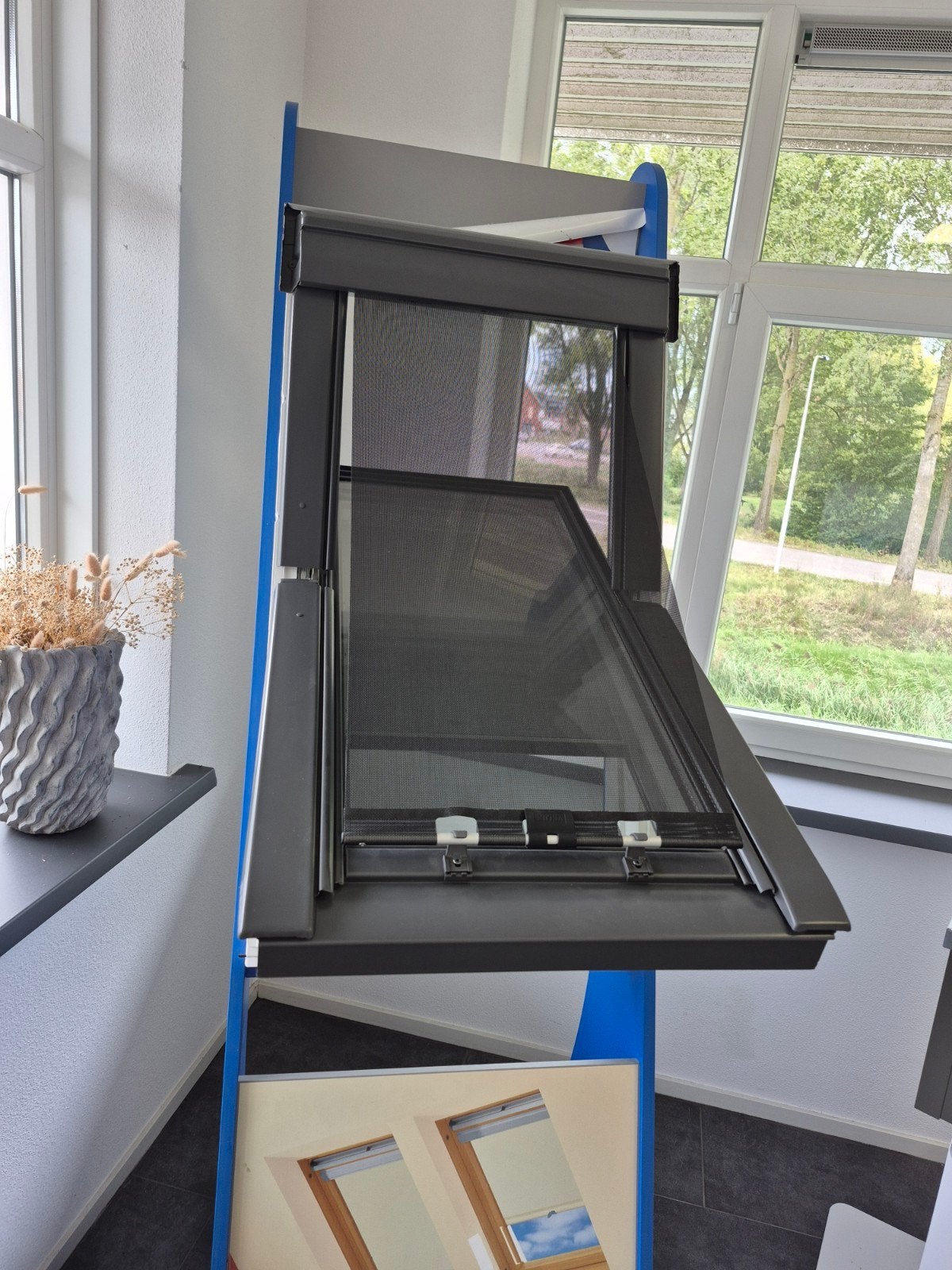 dakraam velux, Ophalen