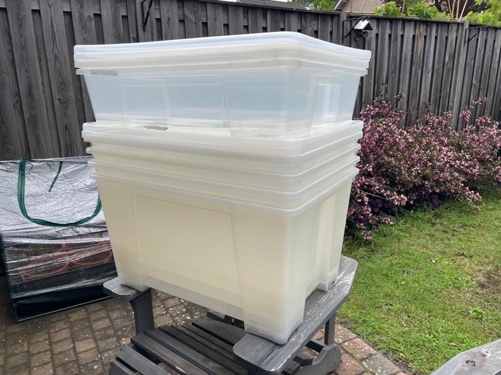 SAMLA 4x 13liter & 2x 55 liter, Ophalen, Minder dan 50 cm