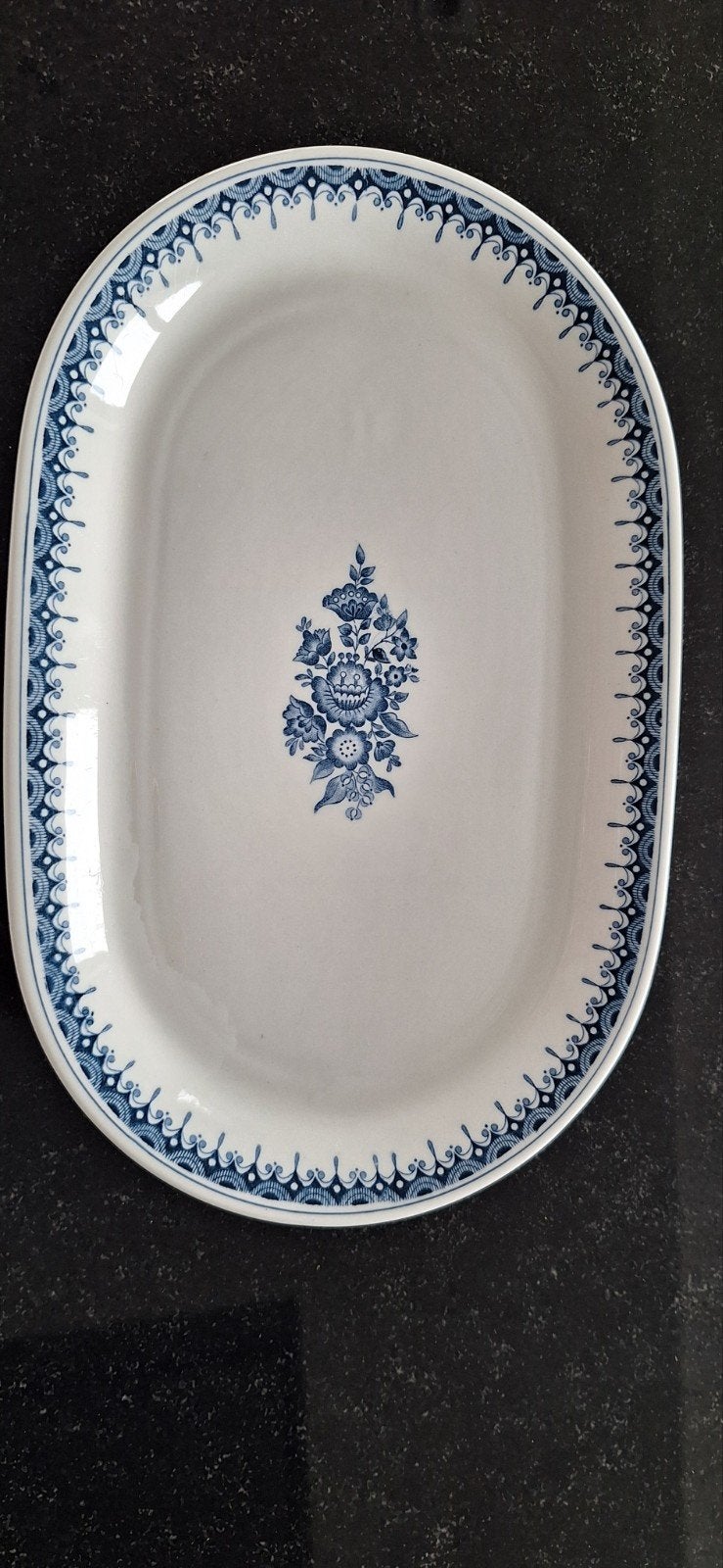 Royal Sphinx Maastricht serveerschaal, Delfts blauw decor, Ophalen of Verzenden