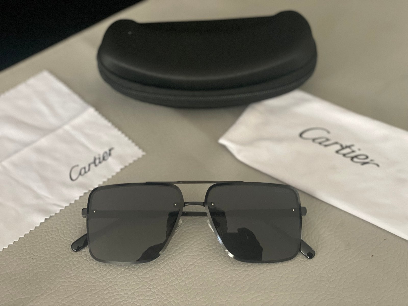 Cartier Zonnebril NIEUW, Overige merken, Zonnebril, Zwart, Ophalen of Verzenden
