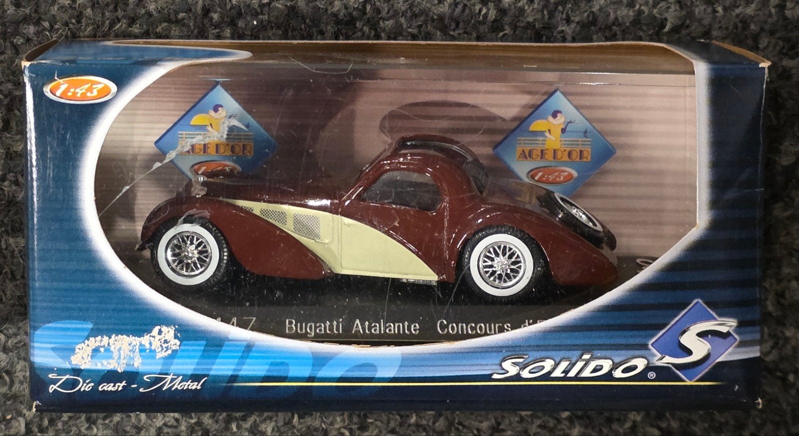 Solido 1:43 Bugatti Atalante Concours Modelauto MIB!, Ophalen of Verzenden, Nieuw, Auto, Solido