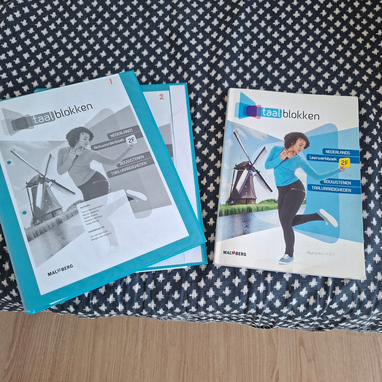 Taalblokken Nederlands 2F Leerwerkboek & Antwoordenboek, Ophalen, Malmberg, Zo goed als nieuw, MBO