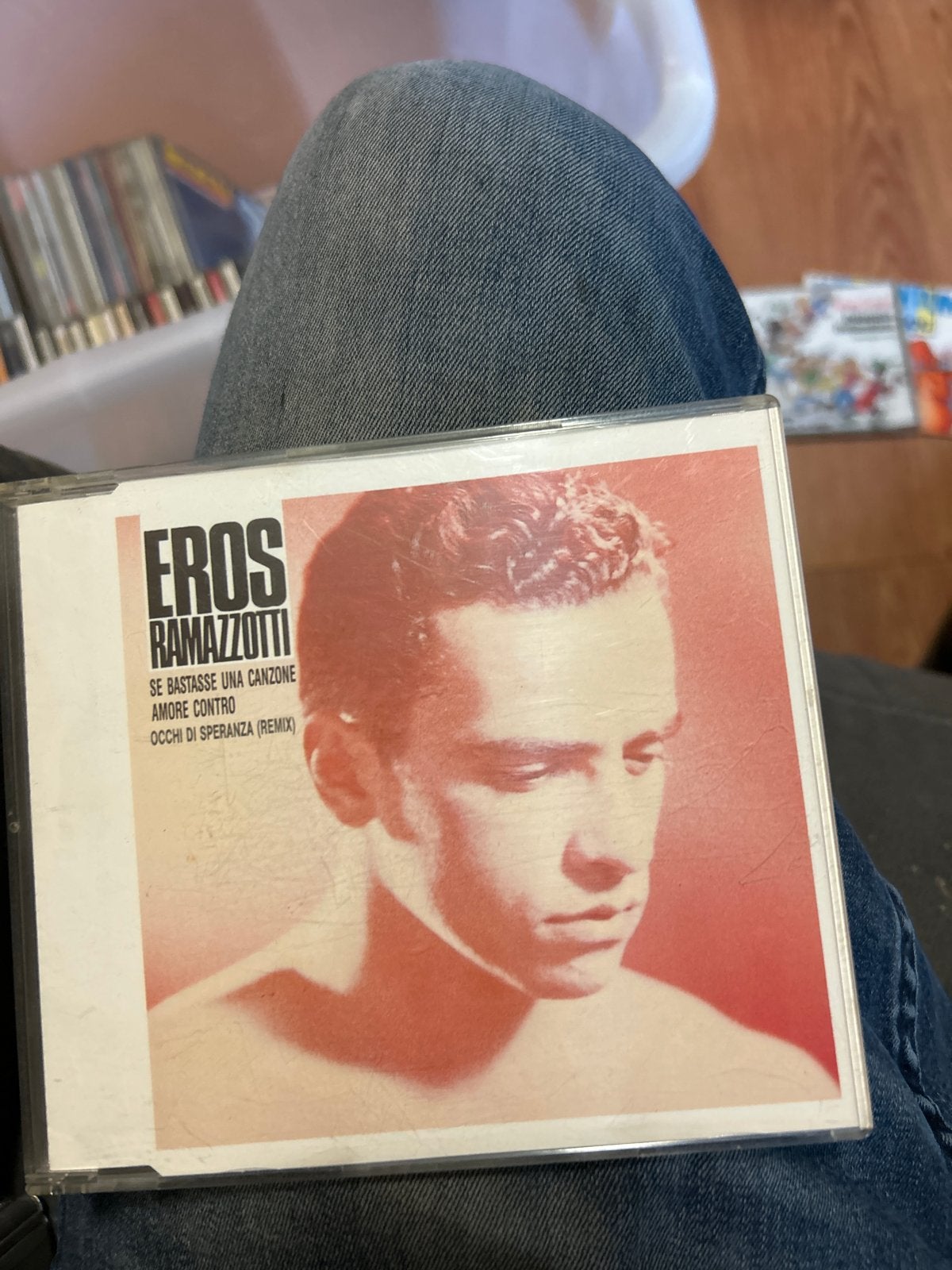 Eros Ramazzotti - Se Bastasse Una Canzone CD Single, Ophalen of Verzenden, Gebruikt, Inclusief doosje