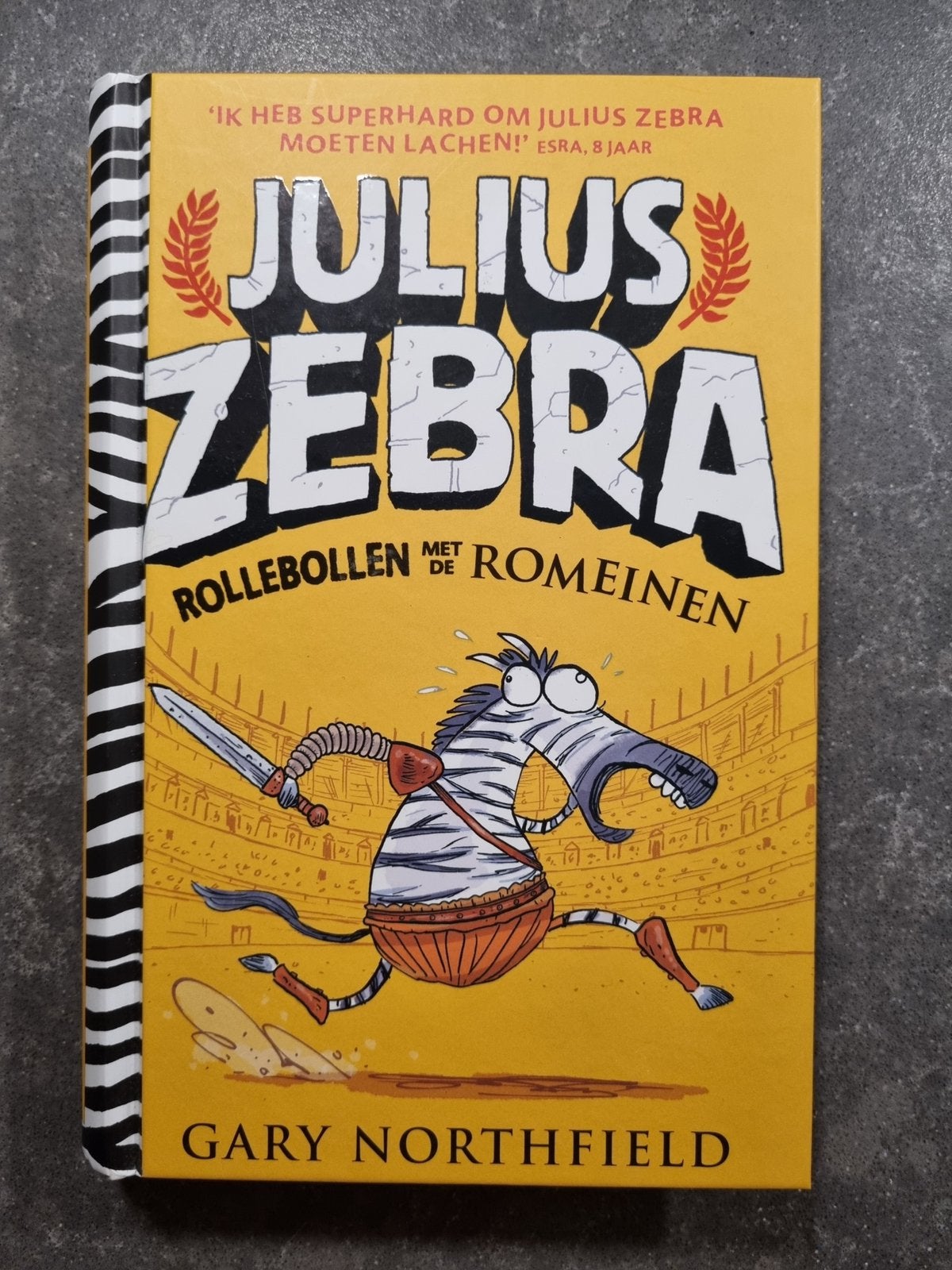 Julius Zebra: Rollebollen met de Romeinen, Ophalen of Verzenden, Zo goed als nieuw, Gary Northfield, Fictie algemeen