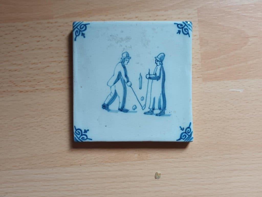Tegel Delfts Blauw, Ophalen of Verzenden