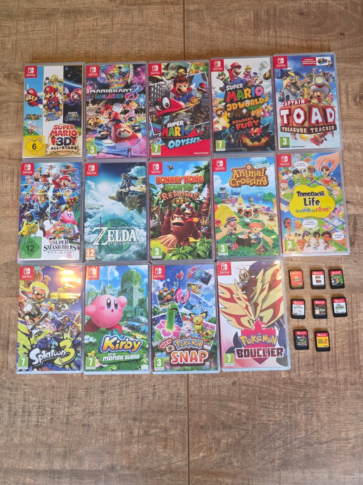 22x Nintendo Switch Games