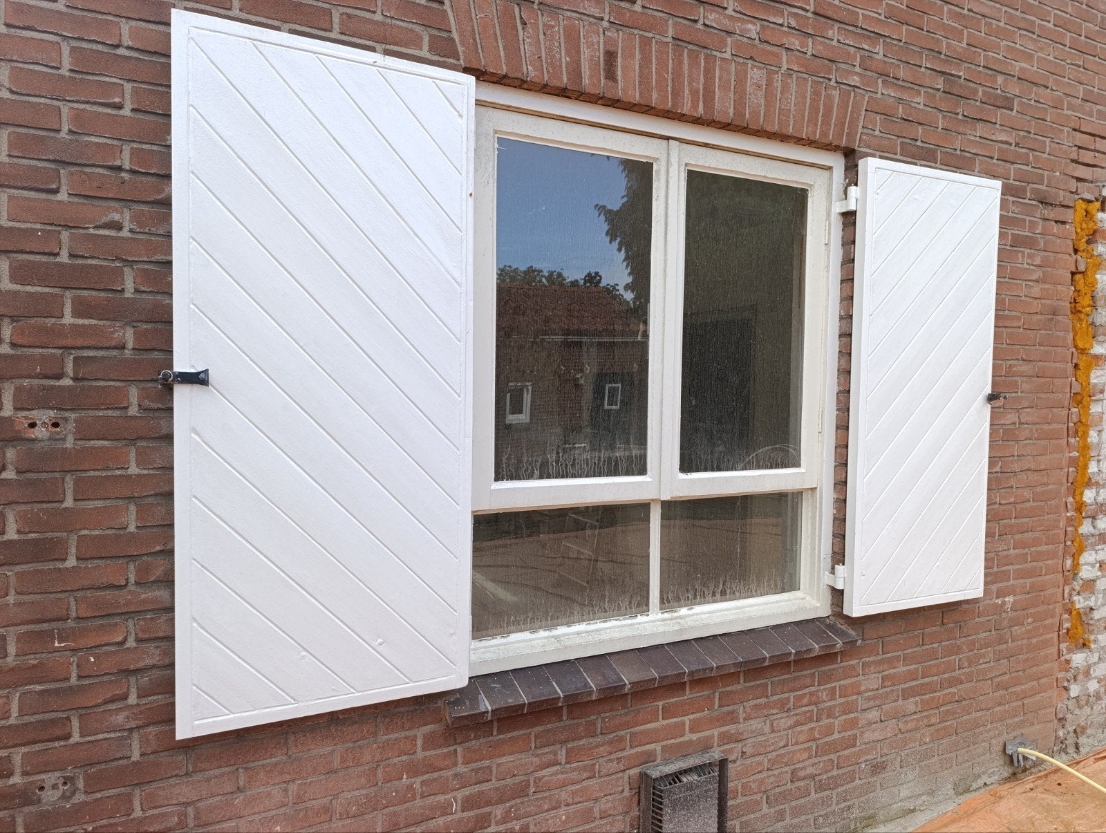 Houten luiken, 695x1585mm, Ophalen, Minder dan 80 cm, Overige typen, 120 tot 160 cm