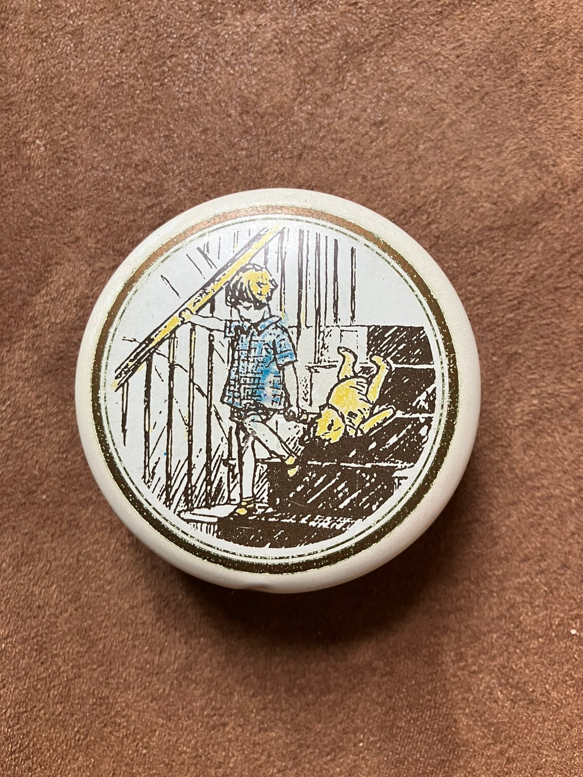 Blik Winnie de Poeh disney bedford england, Ophalen of Verzenden, Winnie de Poeh of vrienden, Gebruikt