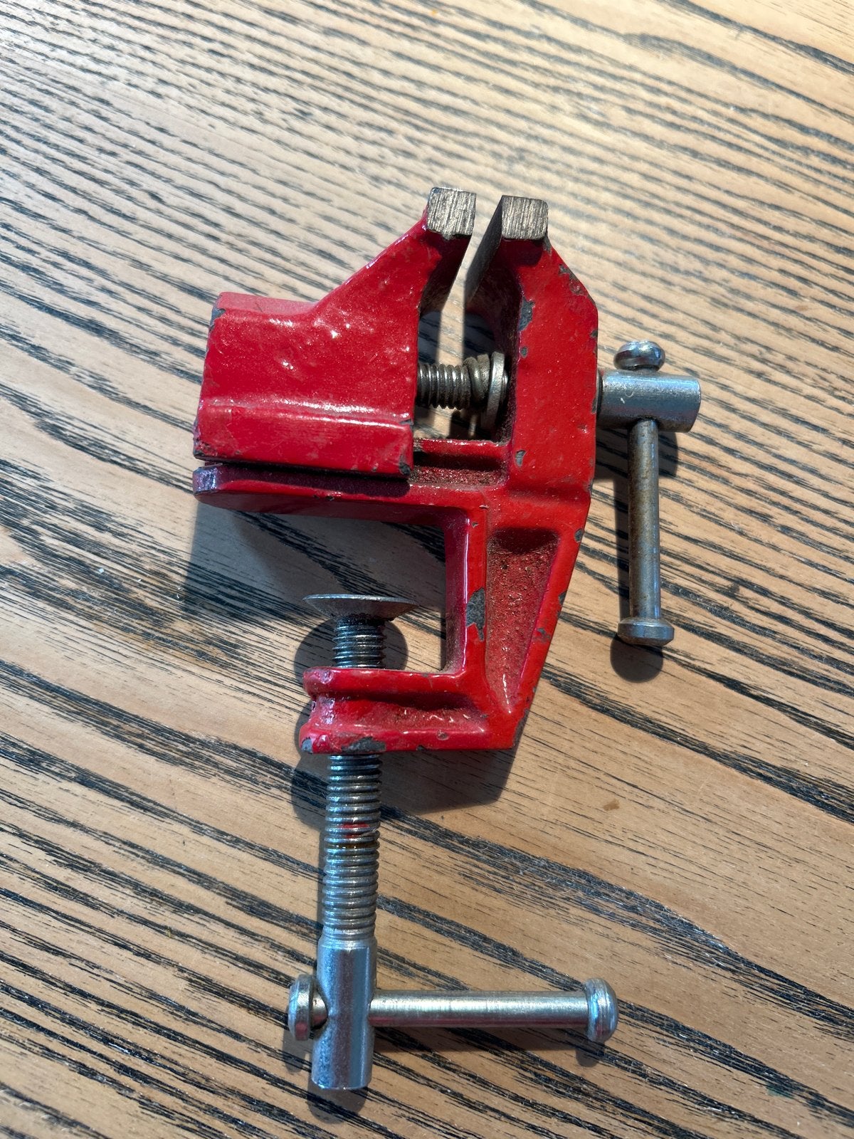 Handige Mini Bankschroef - Compact en Robuust, Ophalen, Gebruikt, Bankschroef, Overige merken