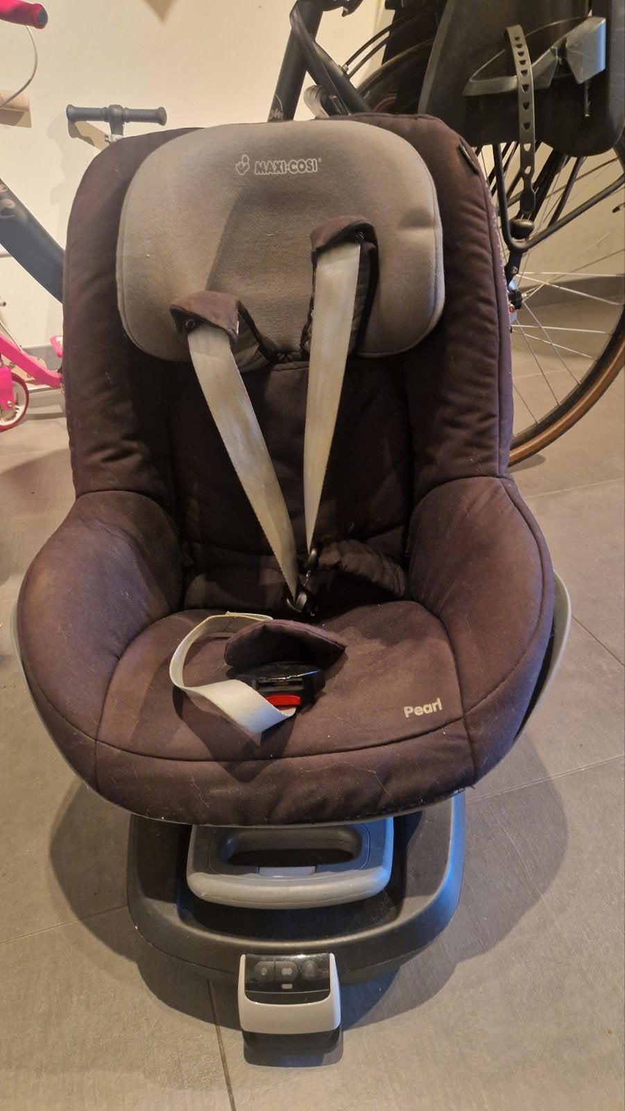 maxicosi Pearl autostoel + base familyfix, Ophalen, Gebruikt, Slaapstand, Isofix
