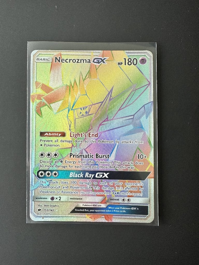 Necrozma gx burning shadows, Ophalen of Verzenden, Nieuw, Losse kaart