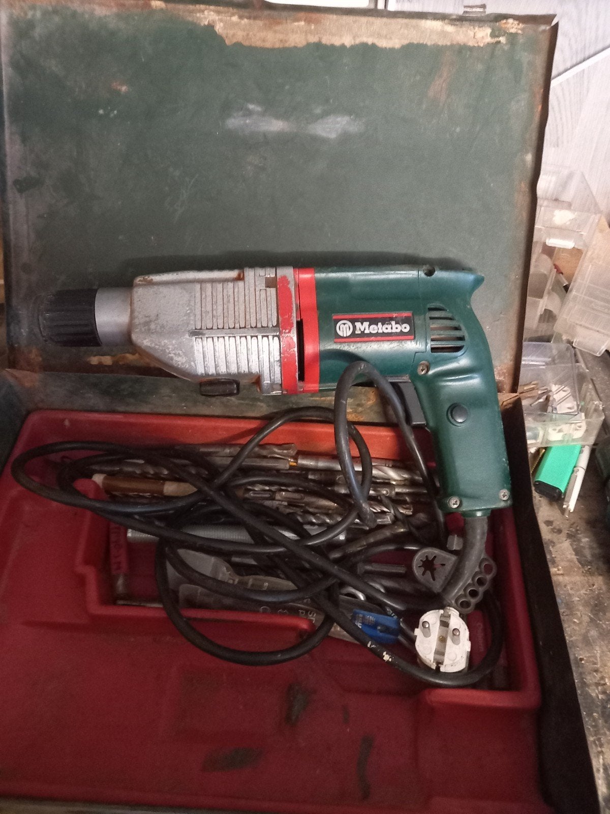 metabo klopboormachine zie foto's, Ophalen, Boormachine