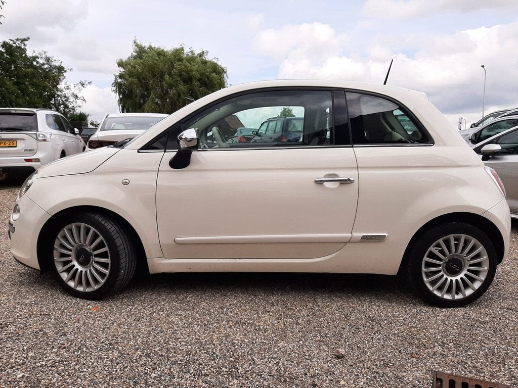 Fiat 500 0.9 TwinAir Lounge Automaat Airco Leer Pano Nette A, Auto's, Fiat, Euro 5, 86 pk, Gebruikt, 31 €/maand
