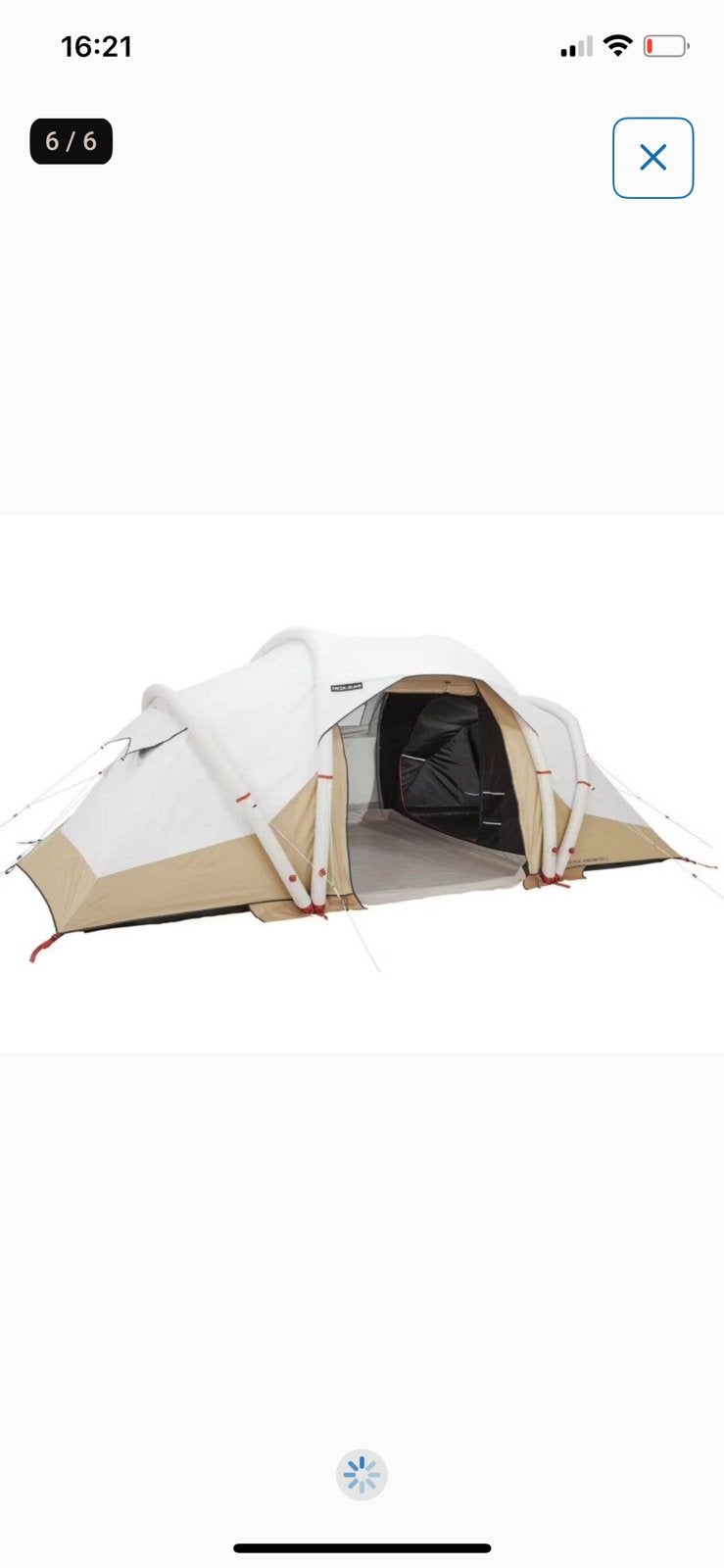Air Seconds 4.2 XL Fresh & Black tent decathlon, Ophalen, Gebruikt