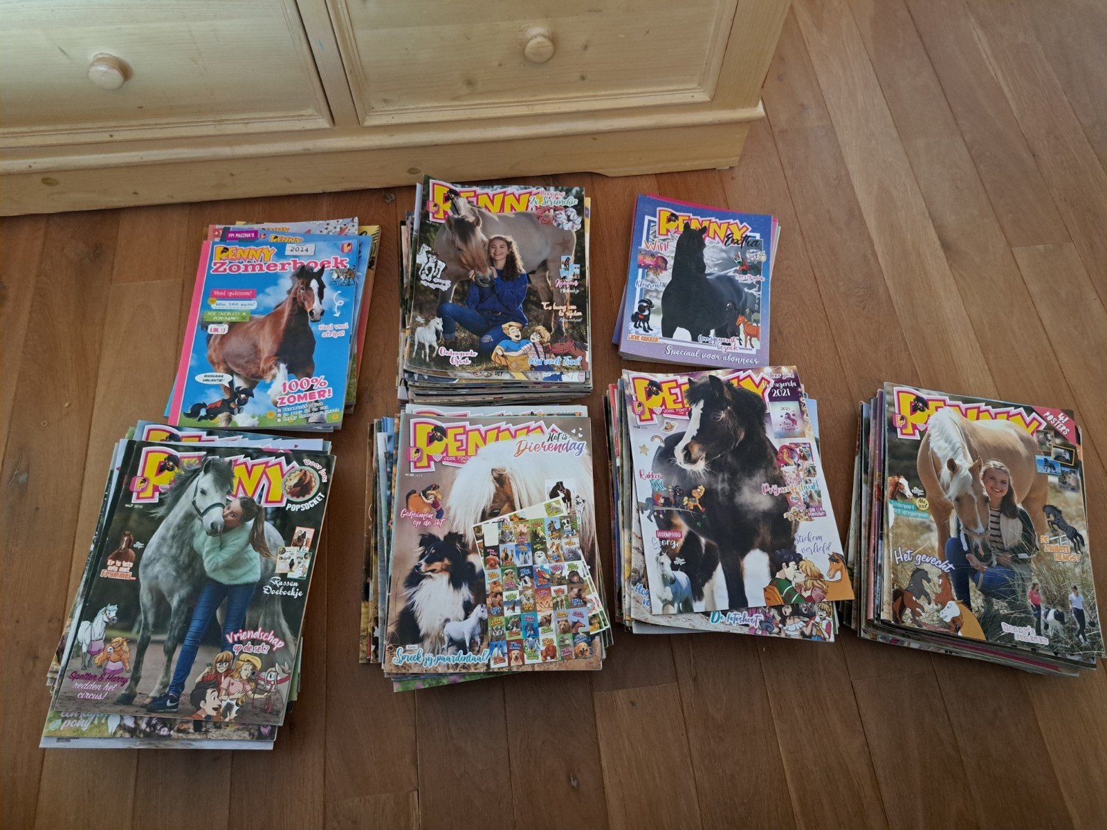 Paarden magazines Penny ca 150 stuks met 6 extra boeken, Ophalen, Gelezen, Overige typen